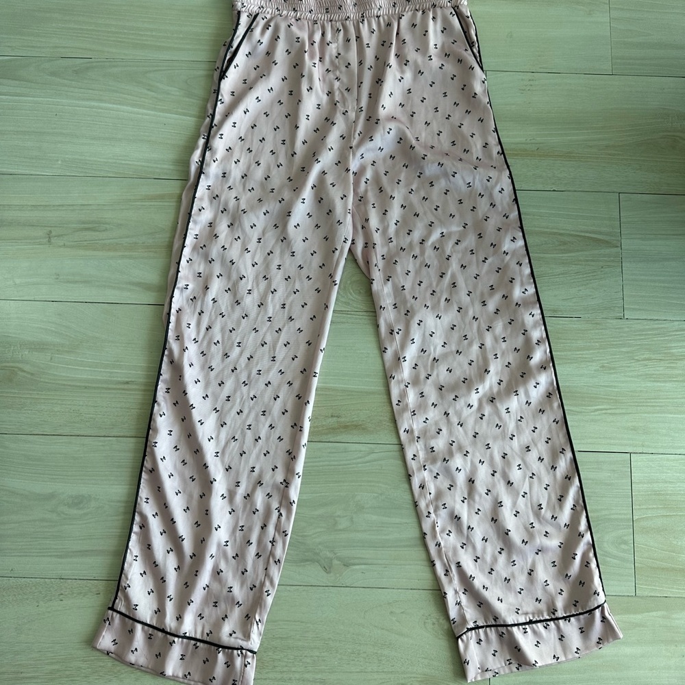 Pink Silk Pants